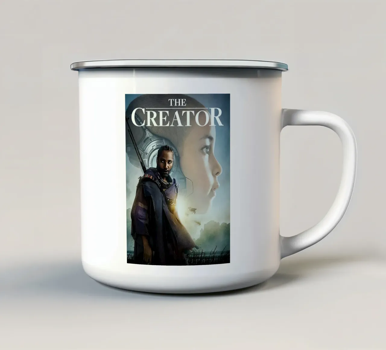 The Creator tazza in smalto da Dumery Art