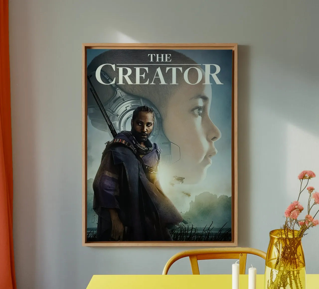 The Creator canvas met Baklijst van Dumery Art