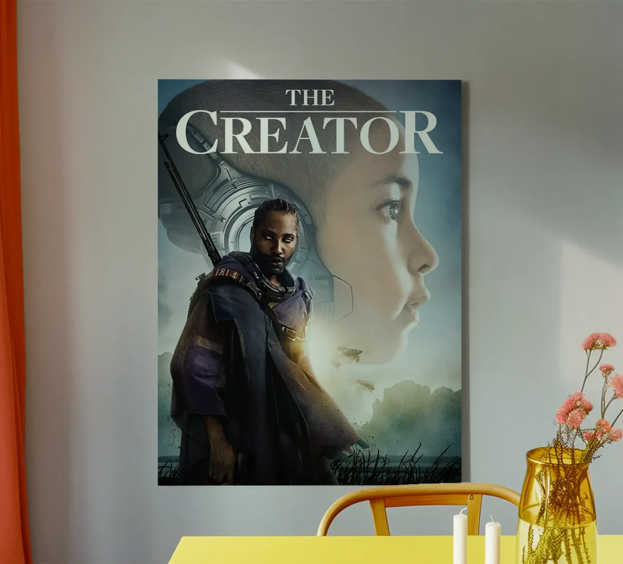 The Creator canvas met Baklijst van Dumery Art