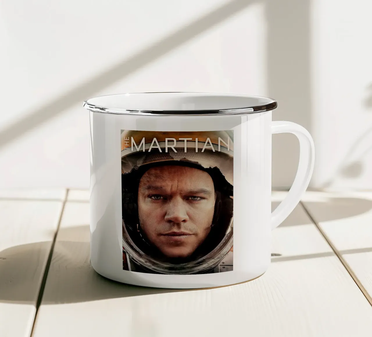 The Martian tazza in smalto da Dumery Art