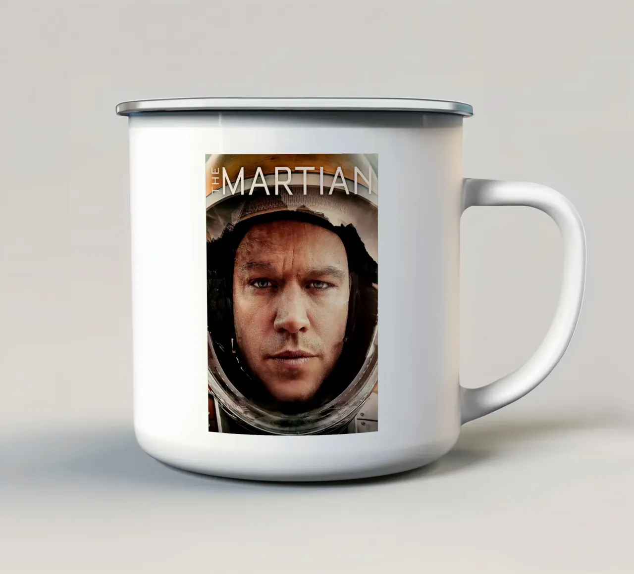 The Martian tazza in smalto da Dumery Art