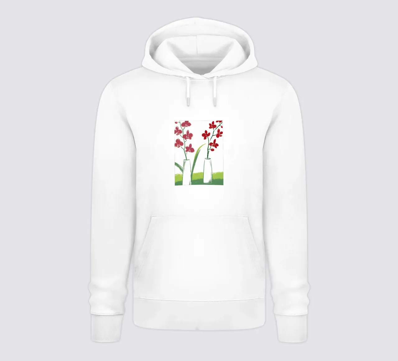 Due vasi di fiori felpa con cappuccio da PREKETEWE