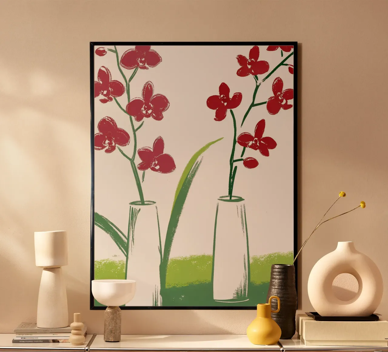Due vasi di fiori poster da PREKETEWE