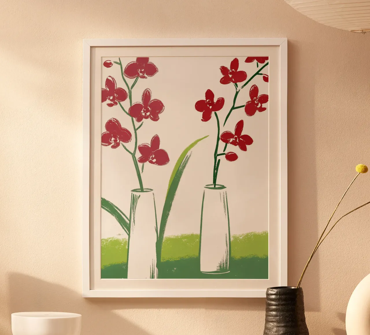 Due vasi di fiori poster da PREKETEWE