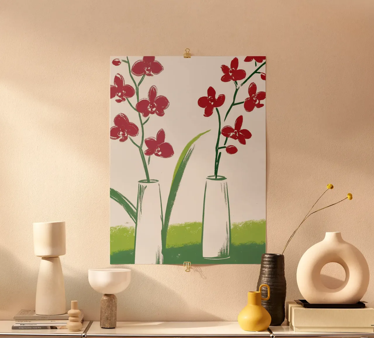 Due vasi di fiori poster da PREKETEWE