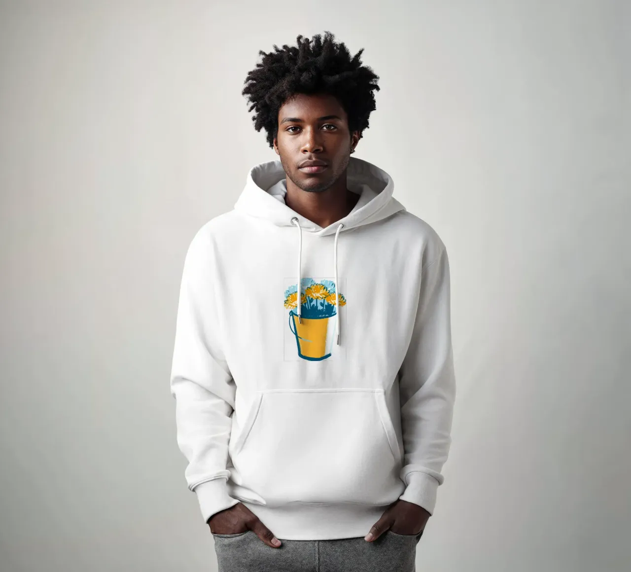 Vaso di fiori felpa con cappuccio da PREKETEWE