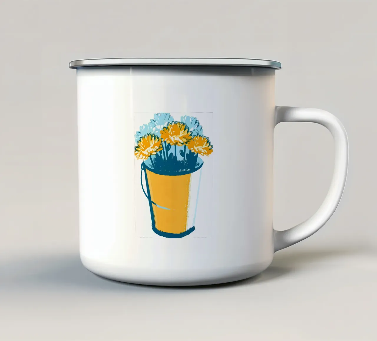 Vaso di fiori tazza in smalto da PREKETEWE