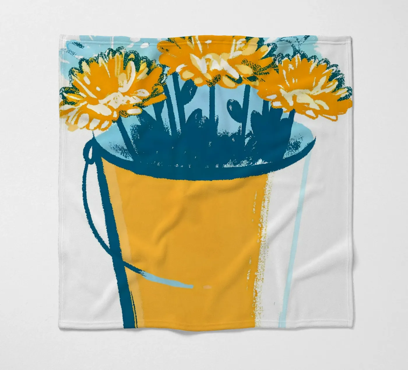 Blumentopf Fleecedecke von PREKETEWE