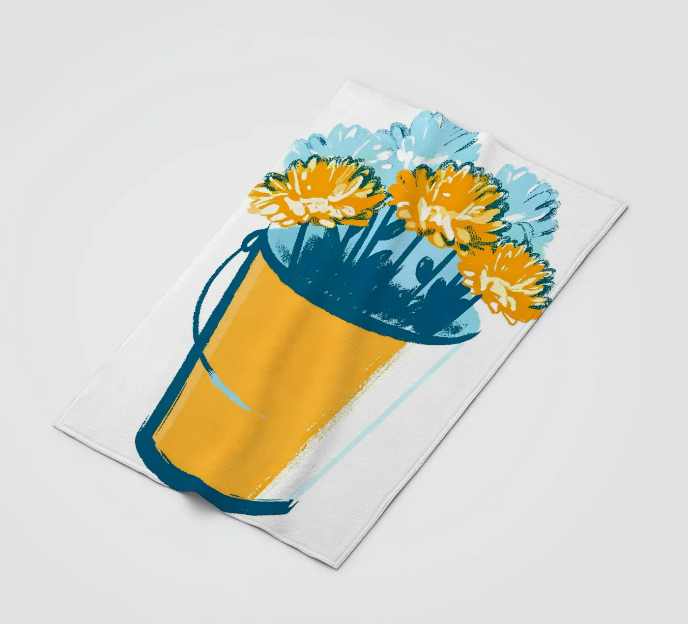 Blumentopf Fleecedecke von PREKETEWE