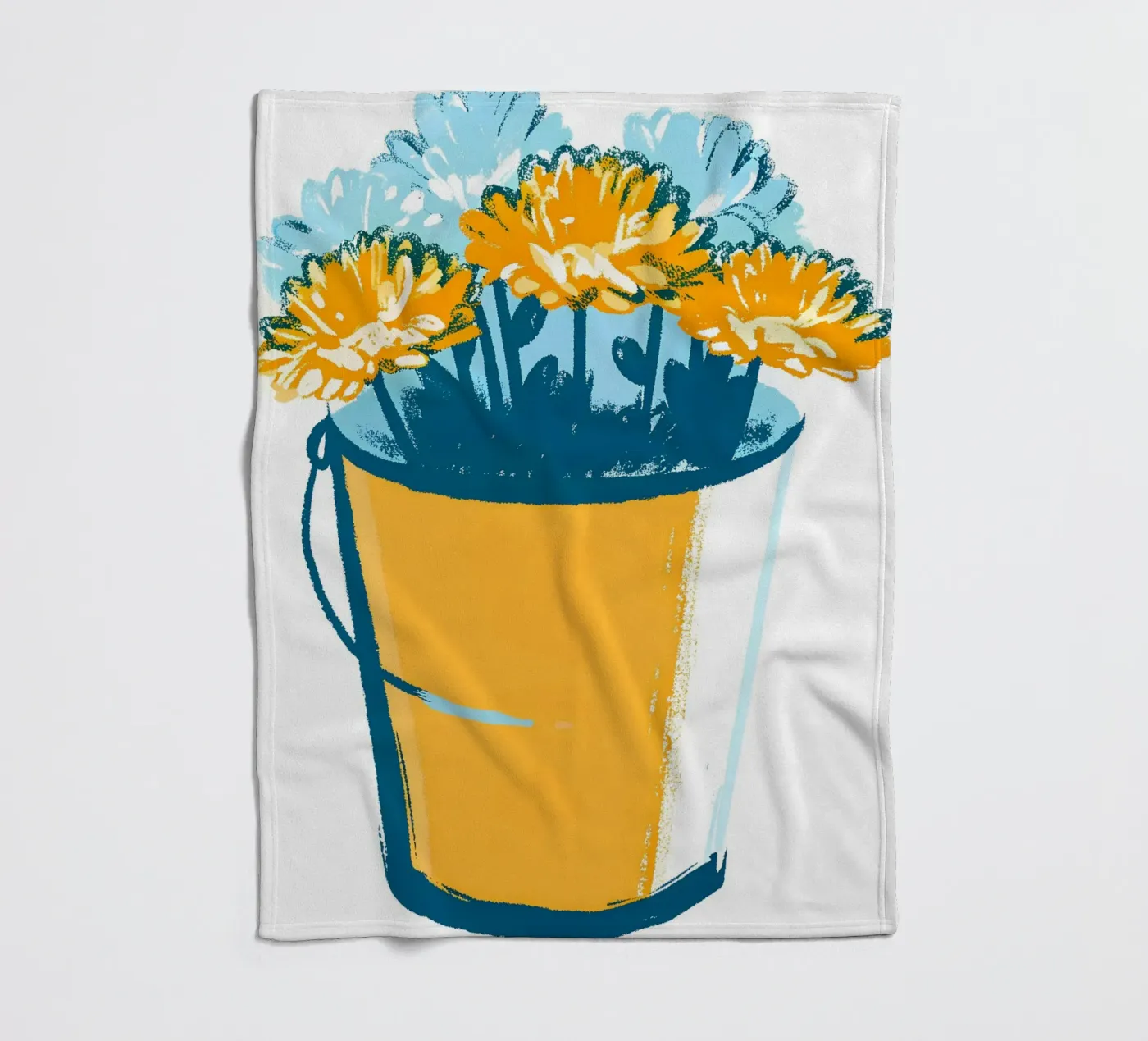 Blumentopf Fleecedecke von PREKETEWE