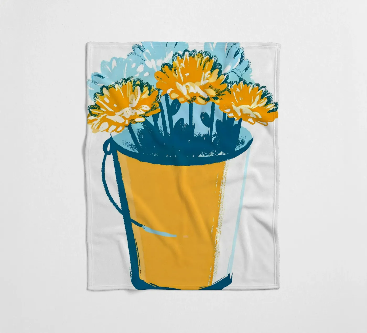 Blumentopf Fleecedecke von PREKETEWE