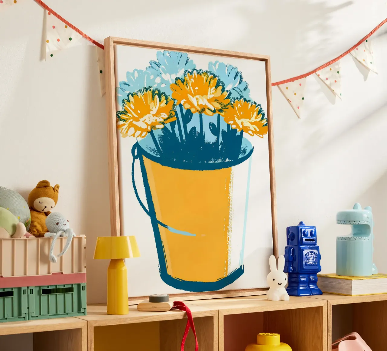 Vaso di fiori tela con Cornice a cassetta da PREKETEWE