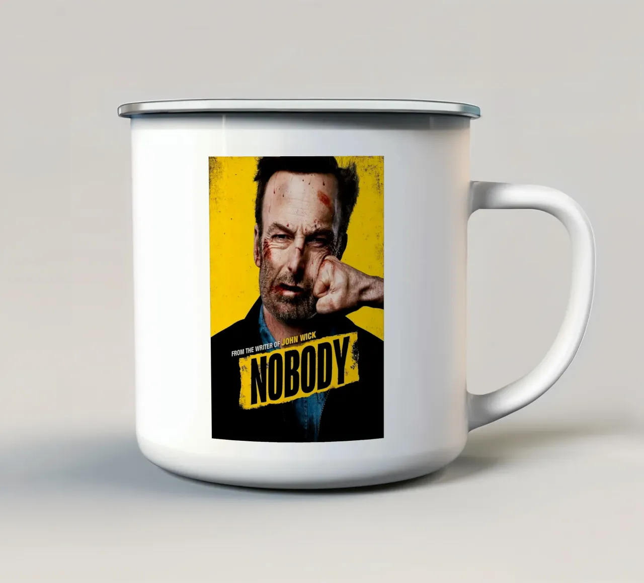 Nobody tazza in smalto da Dumery Art
