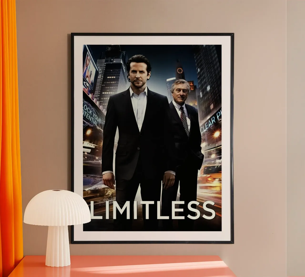 Limitless poster con telaio in alluminio da Dumery Art