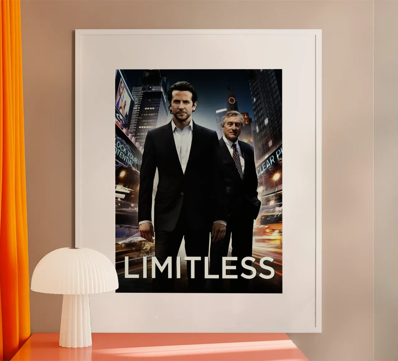 Limitless poster con telaio in alluminio da Dumery Art