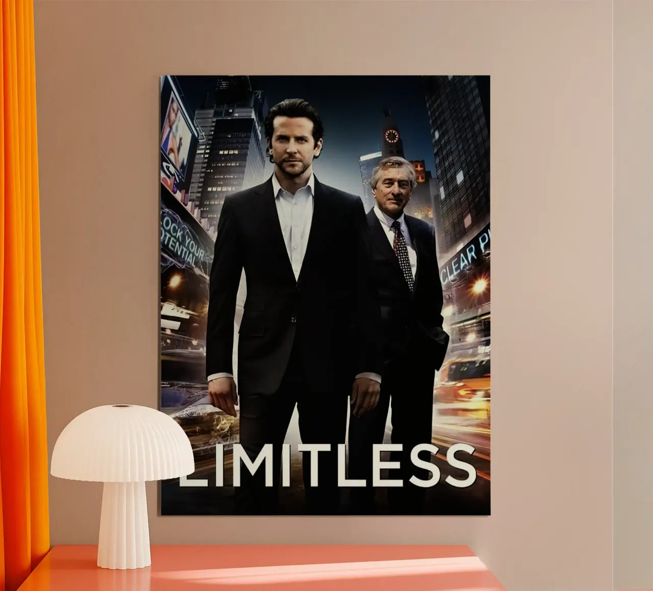 Limitless poster con telaio in alluminio da Dumery Art