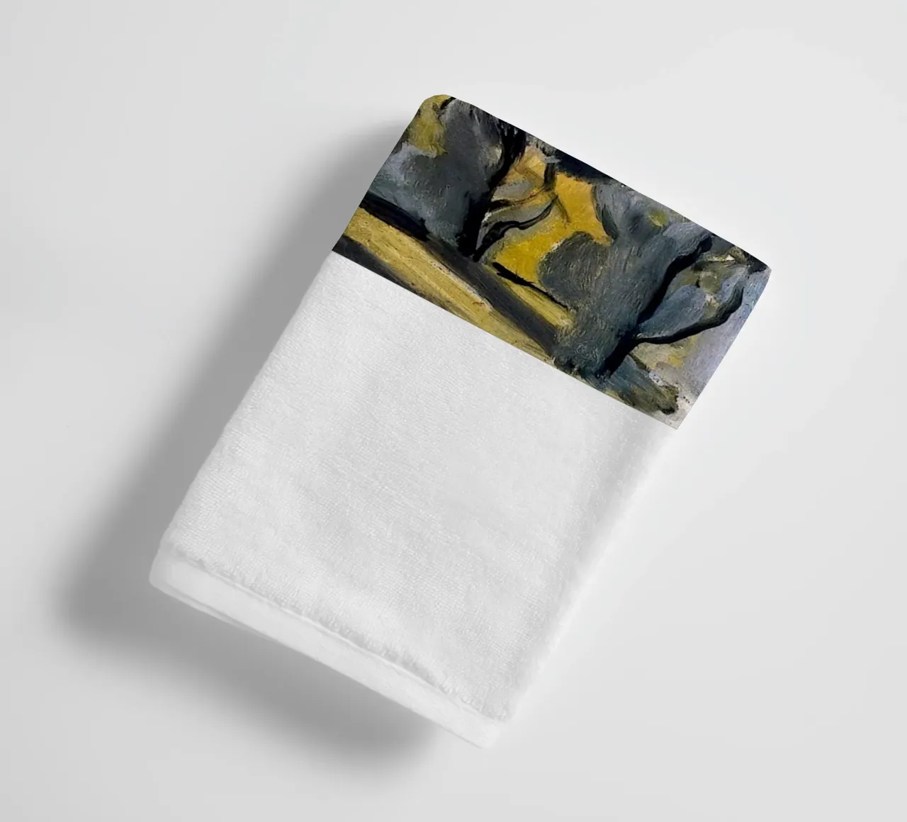 winding trees in the forest towel by briyan shop