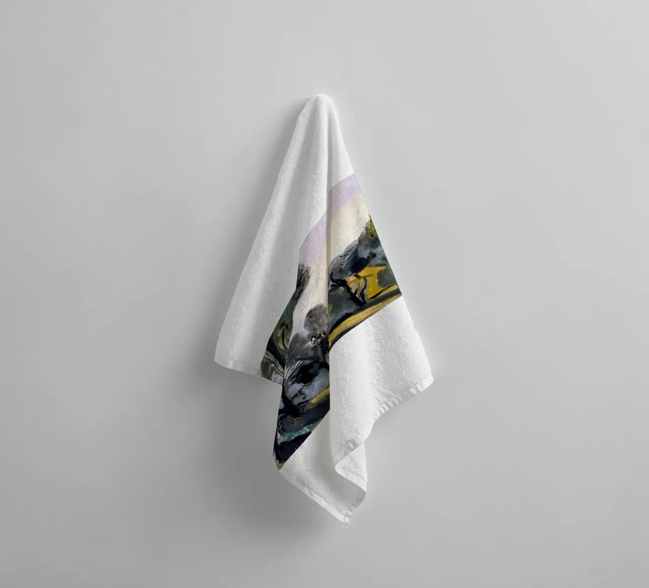 winding trees in the forest towel by briyan shop