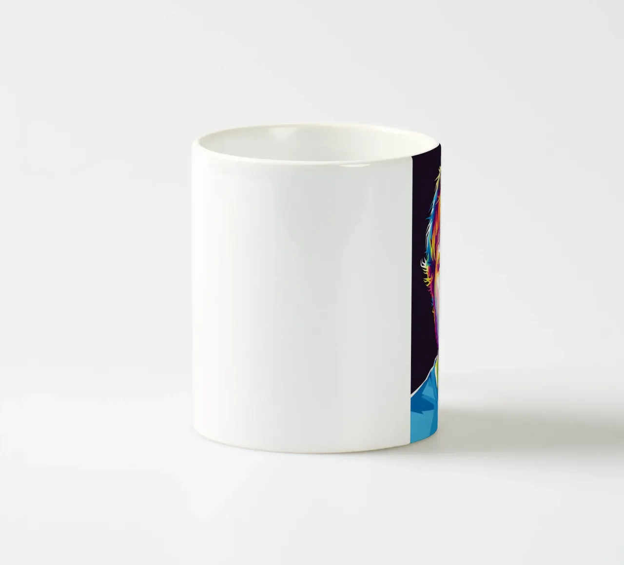 Ritratto pop art di Ed Sheeran tazza in ceramica da Hantamrata