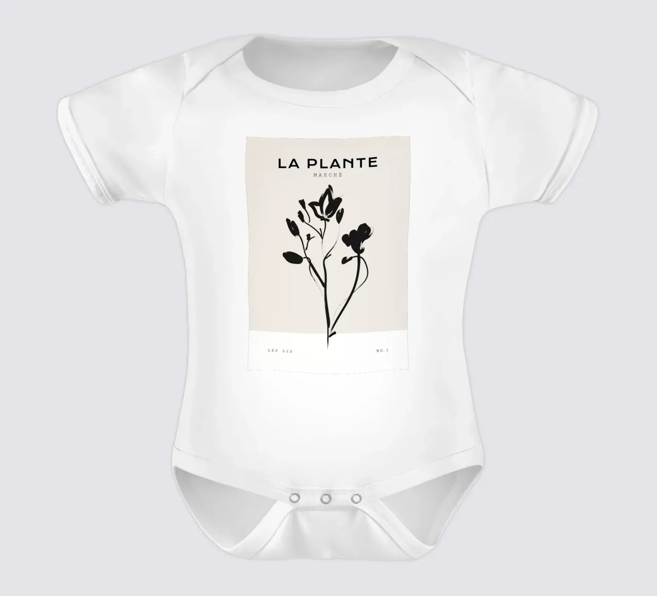 Boho Bohemian 6 Lily body neonato maniche corte da Boho Print Collection