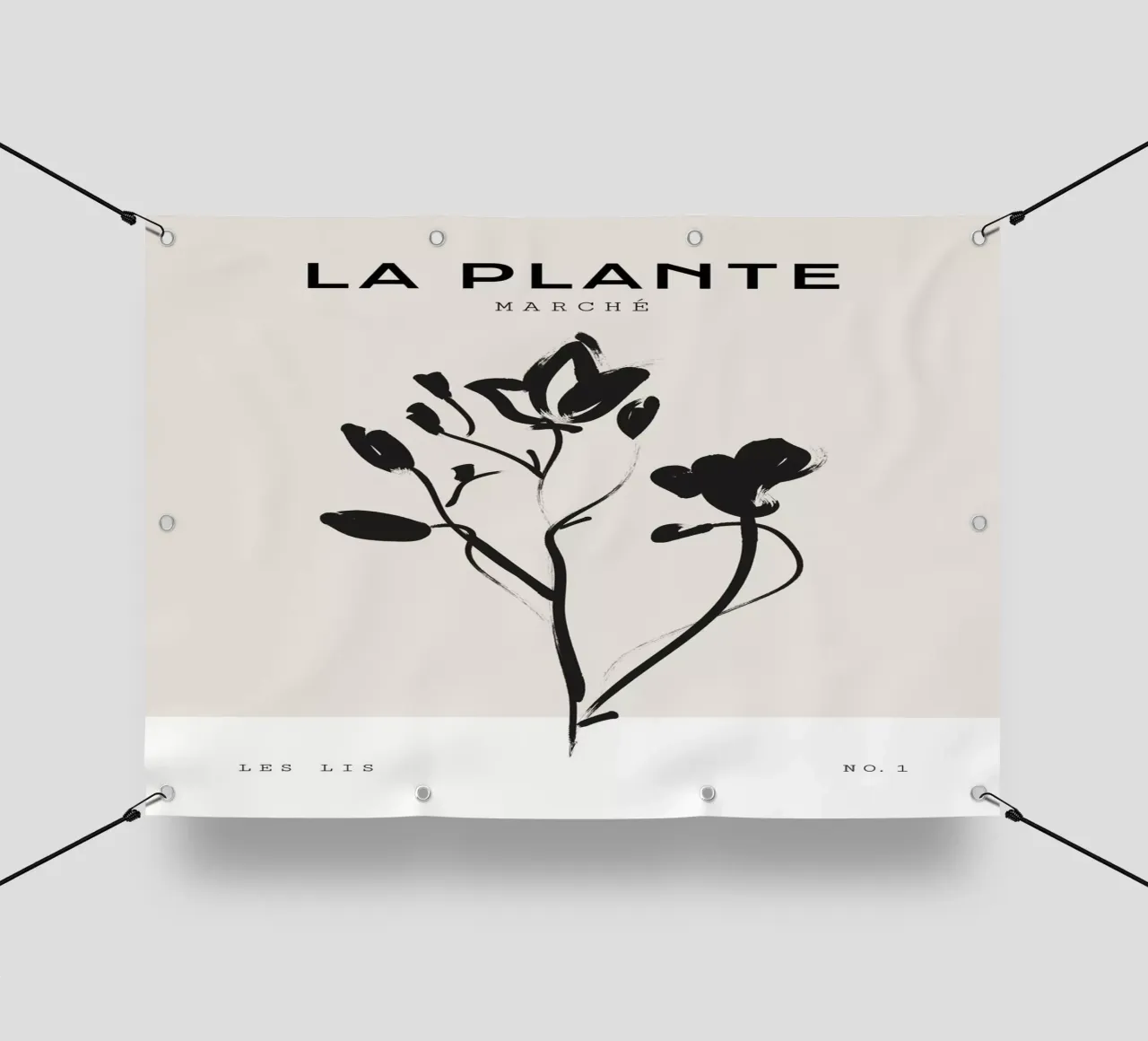 Boho Bohemian 6 Lily telo in pvc da Boho Print Collection