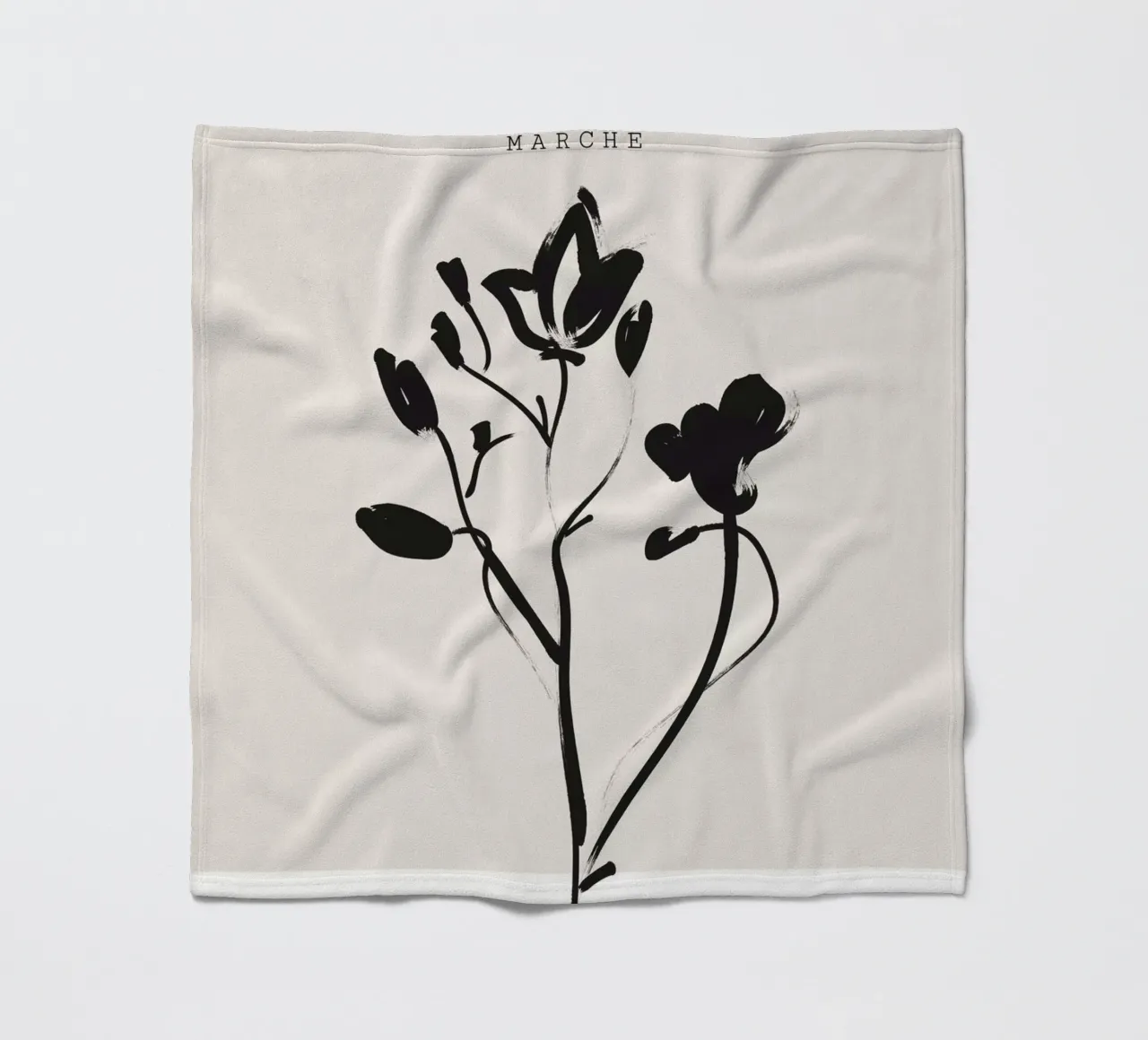 Boho Bohemian 6 Lily manta de franela de Boho Print Collection