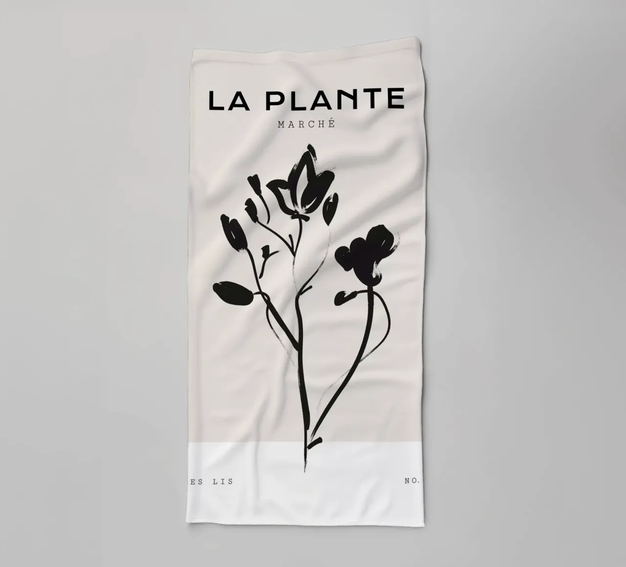Boho Bohemian 6 Lily asciugamano da bagno da Boho Print Collection
