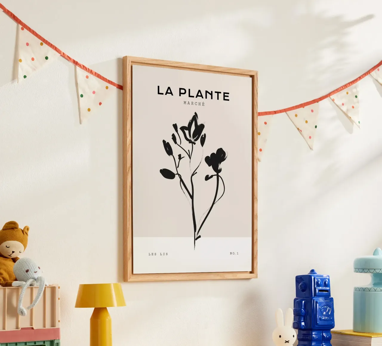 Boho Bohemian 6 Lily plexiglass da Boho Print Collection