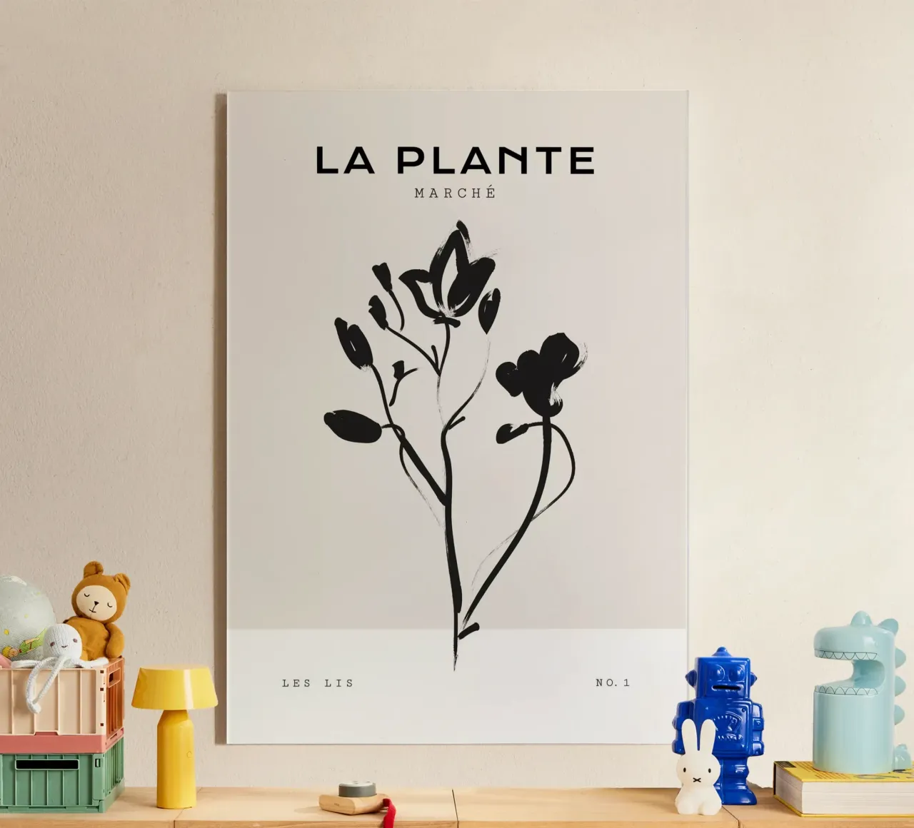 Boho Bohemian 6 Lily plexiglass da Boho Print Collection