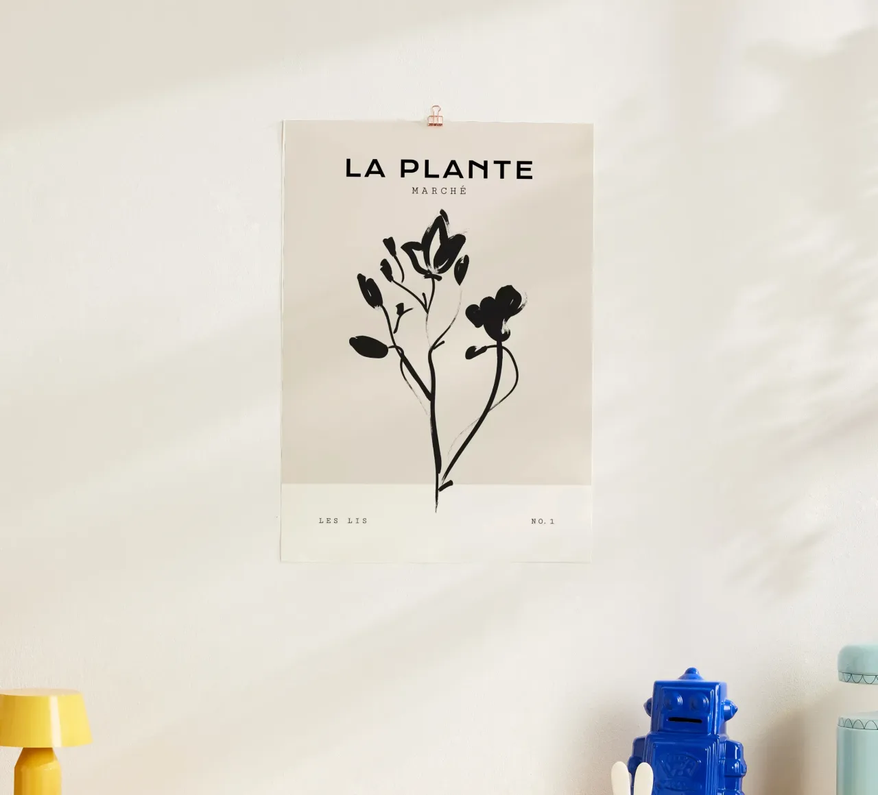 Boho Bohemian 6 Lily carta hahnemühle da Boho Print Collection