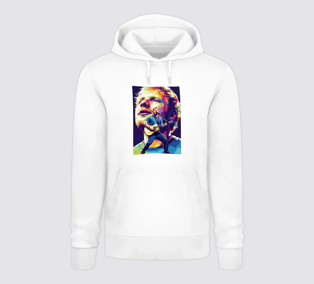 Ed Sheeran pop art felpa con cappuccio da Hantamrata