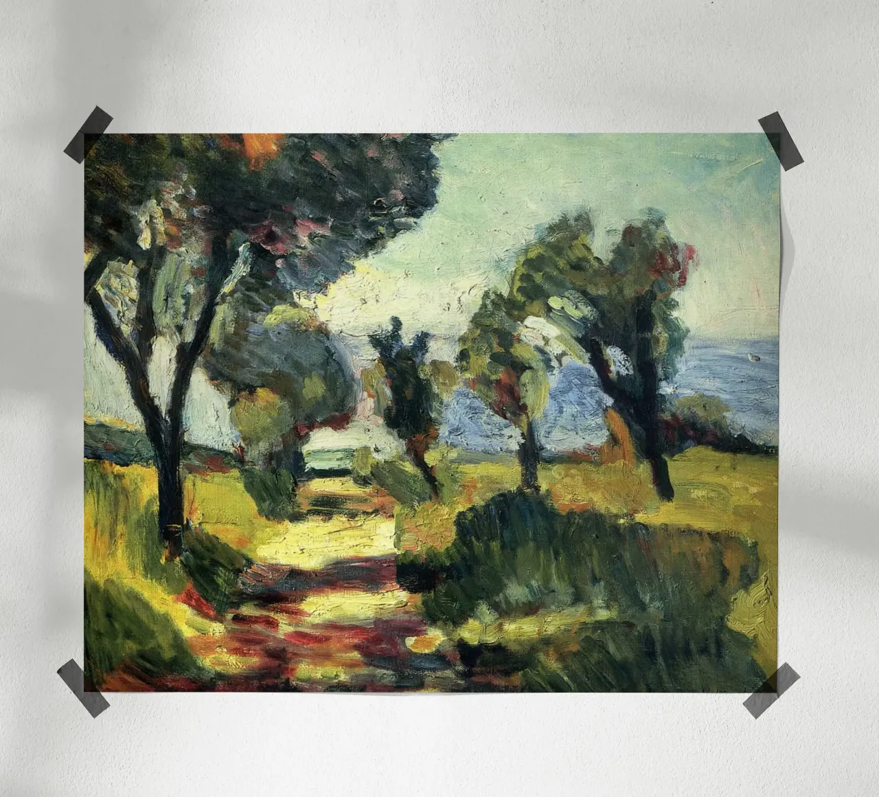 strada fertile delle risaie poster da briyan shop