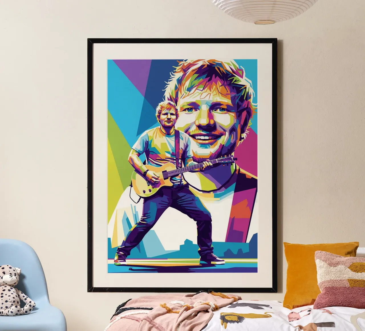 Il sorriso di Ed Sheeran poster da Hantamrata