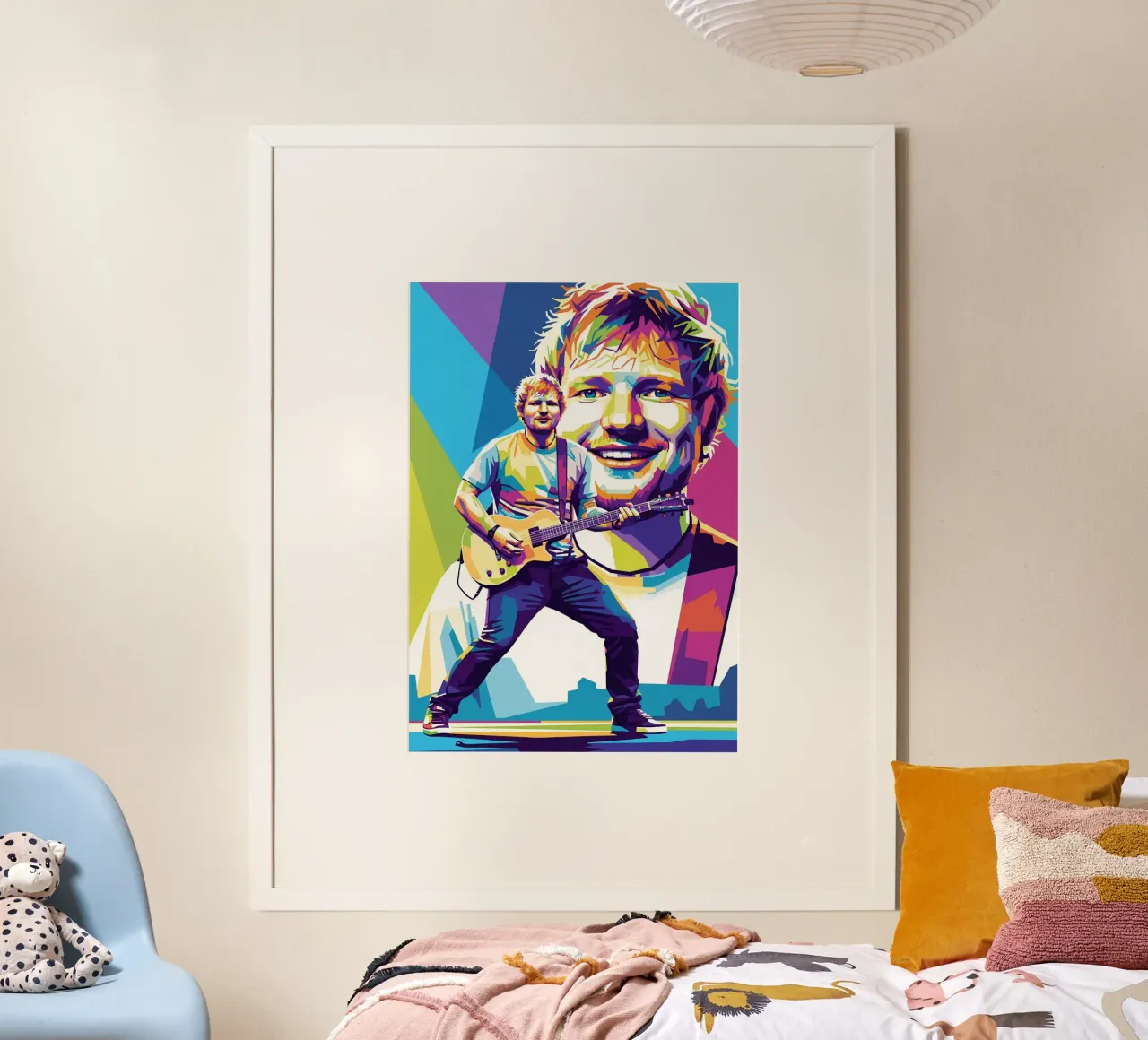Il sorriso di Ed Sheeran poster da Hantamrata
