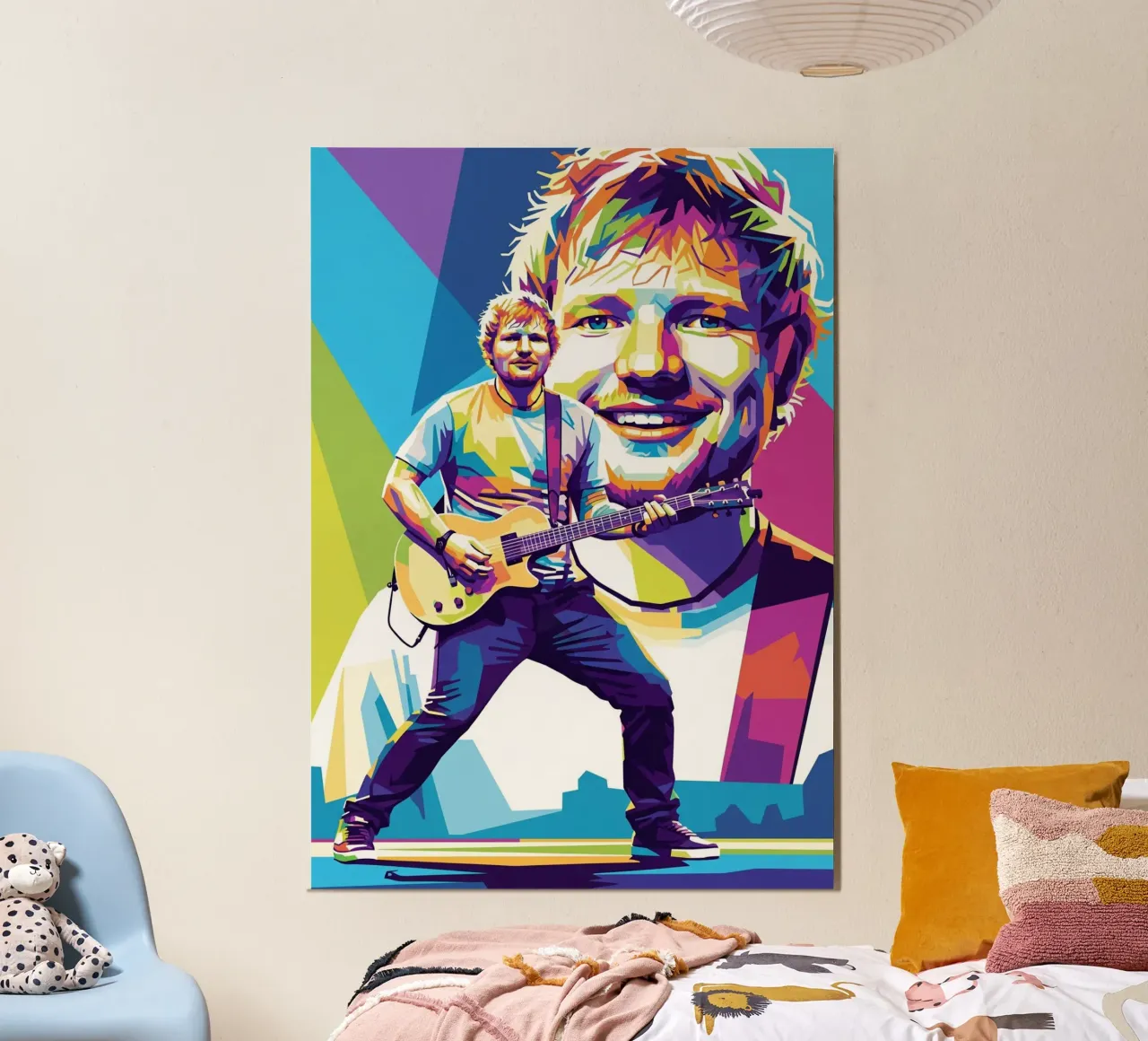 Il sorriso di Ed Sheeran poster da Hantamrata