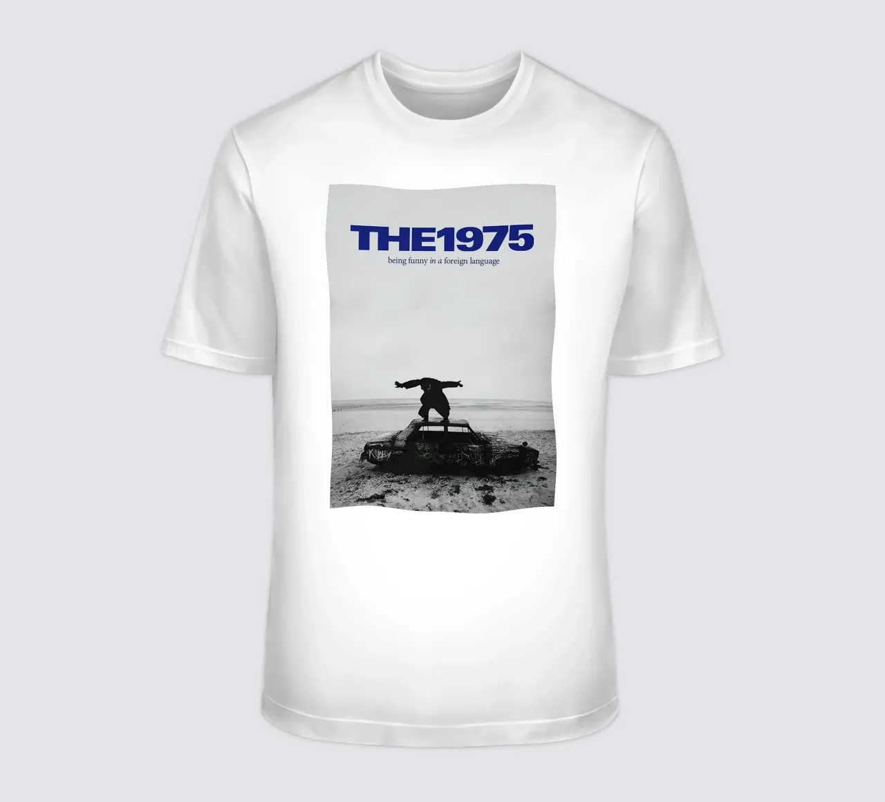 10 Being Funny In A Foreign Language t-shirt da vernice