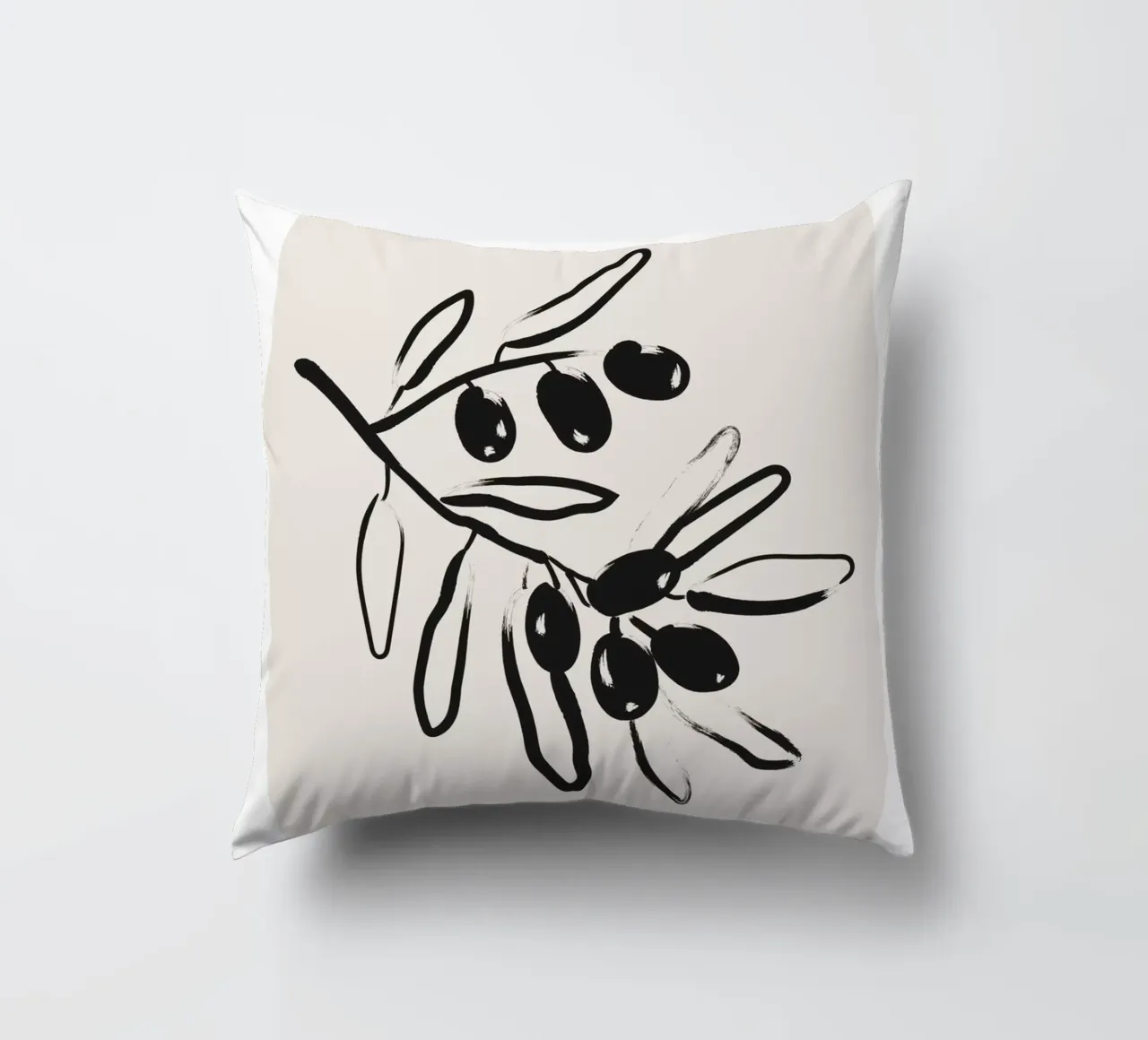 Boho Bohemian 6 Olives cuscino da Boho Print Collection