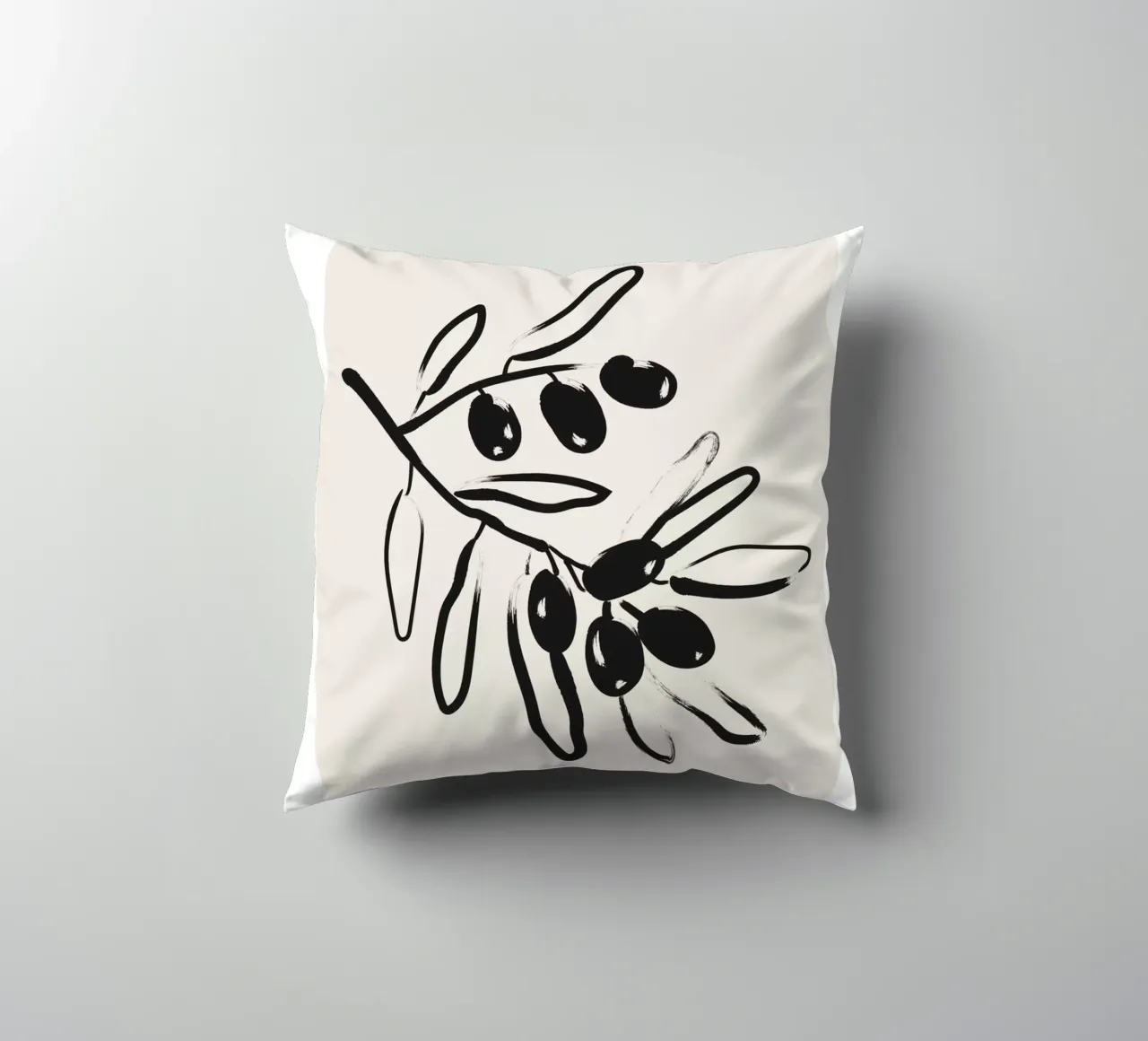 Boho Bohemian 6 Olives cuscino da Boho Print Collection