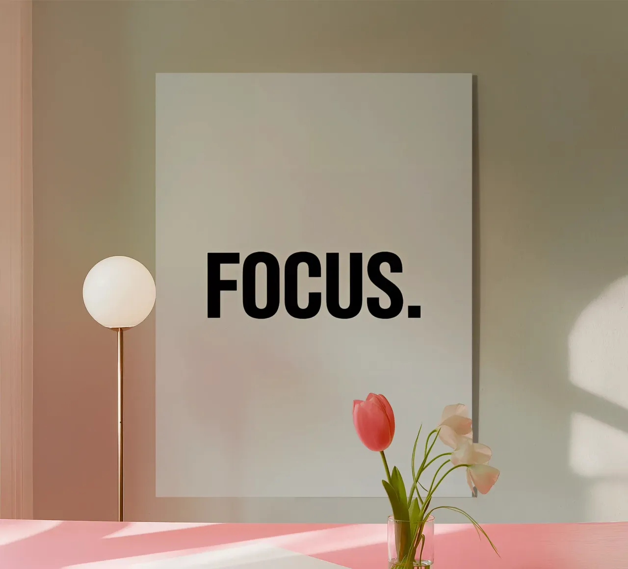 Focus Text Art plexiglass da Noah Bouchard