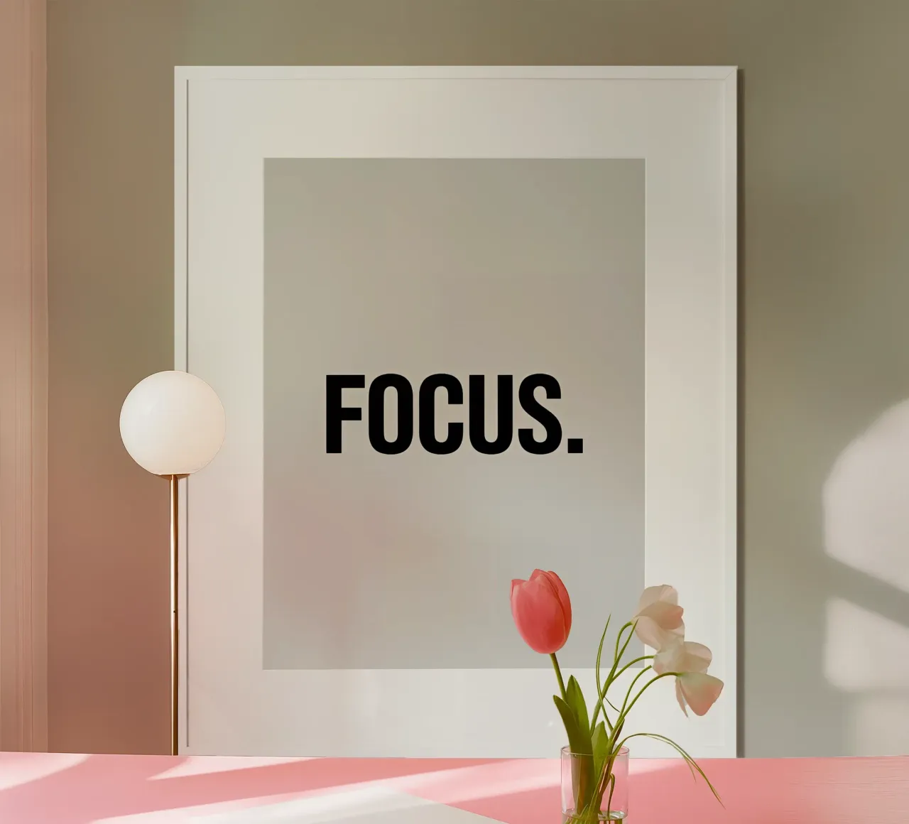Focus Text Art poster da Noah Bouchard