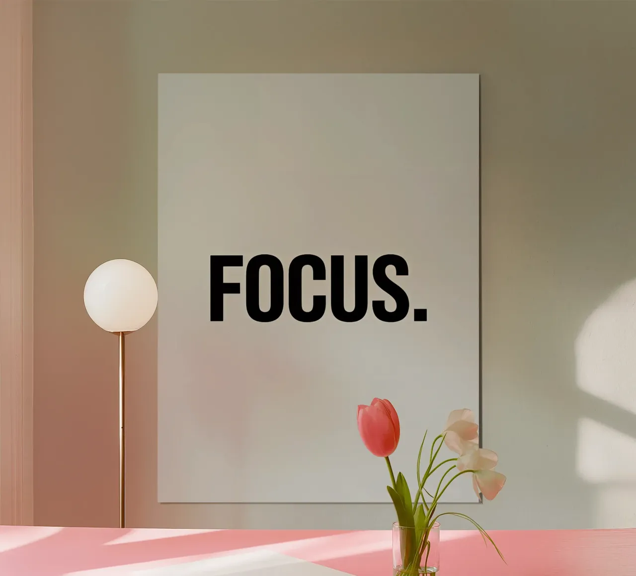 Focus Text Art poster da Noah Bouchard