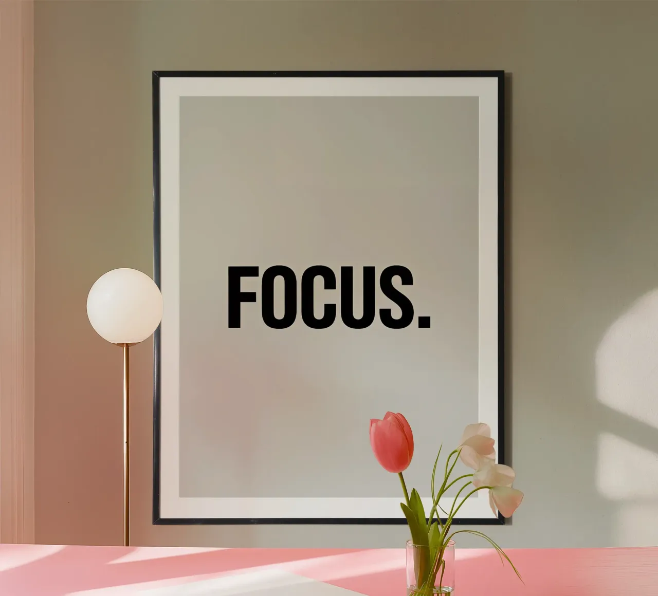 Focus Text Art poster da Noah Bouchard