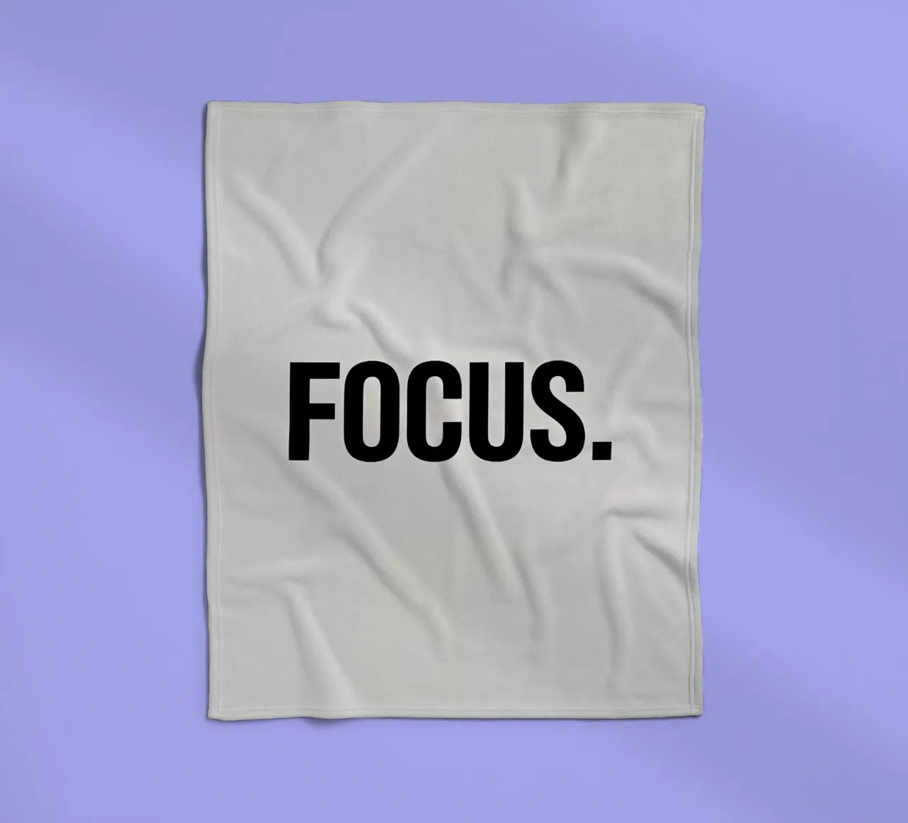 Focus Text Art coperta in pile da Noah Bouchard
