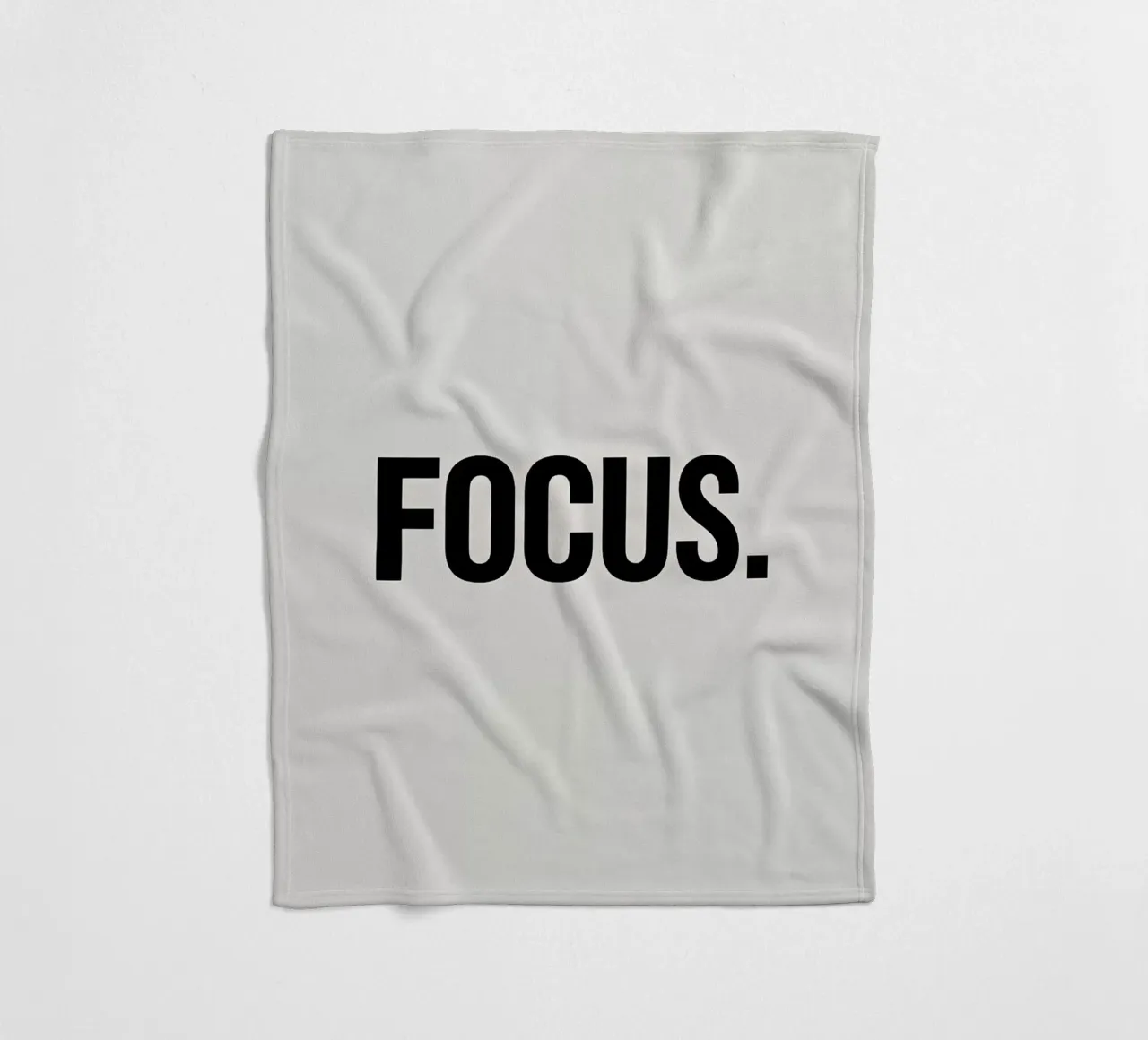 Focus Text Art coperta in pile da Noah Bouchard