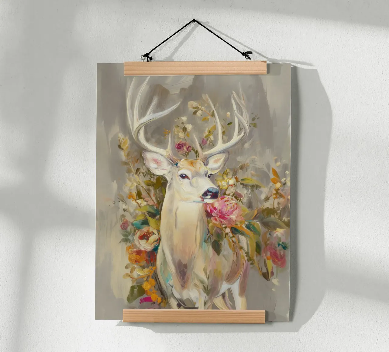 Quadro di stile per il cervo poster da Carinaprint