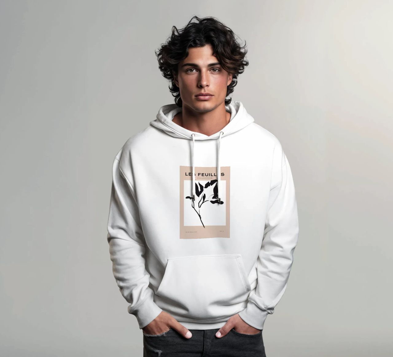 Boho Bohemian 7 Capparis felpa con cappuccio da Boho Print Collection