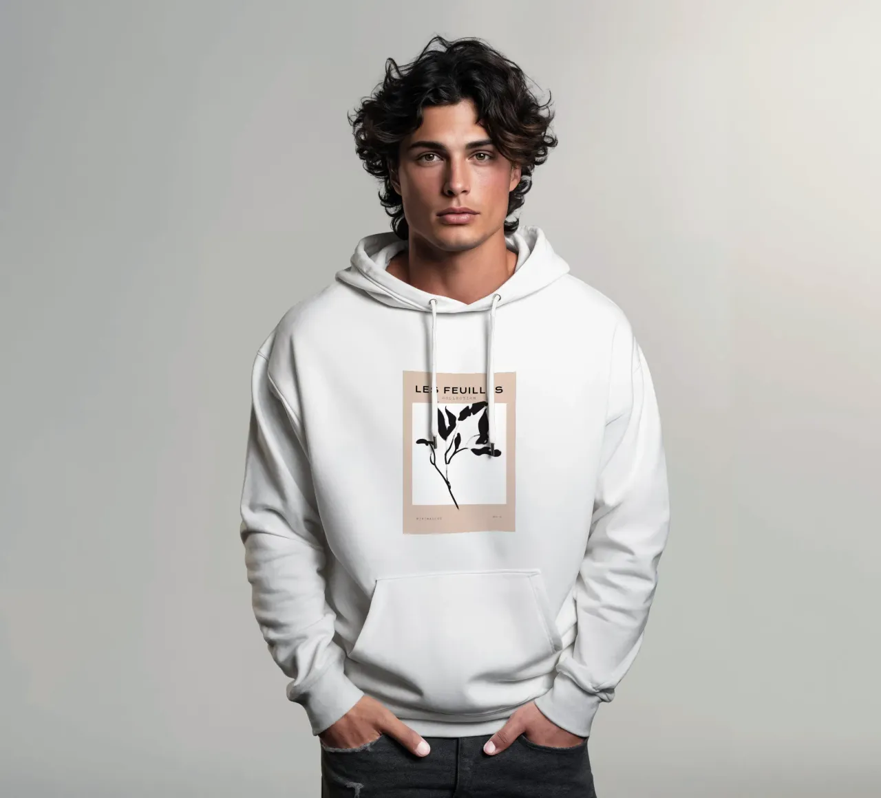 Boho Bohemian 7 Capparis felpa con cappuccio da Boho Print Collection