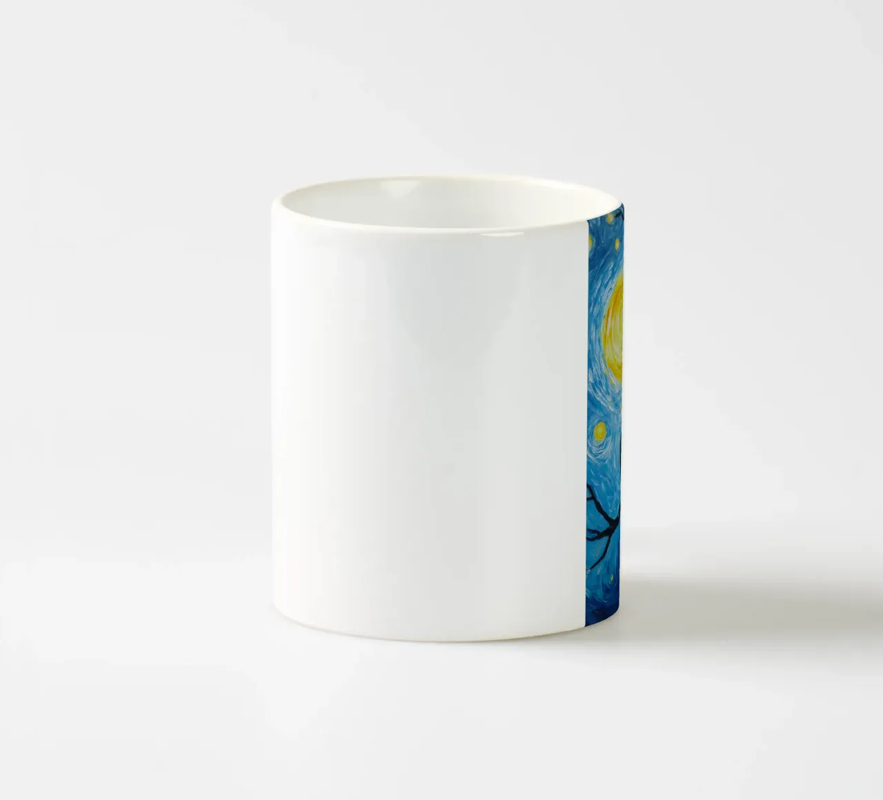 cat on branch tazza in ceramica da lifeline