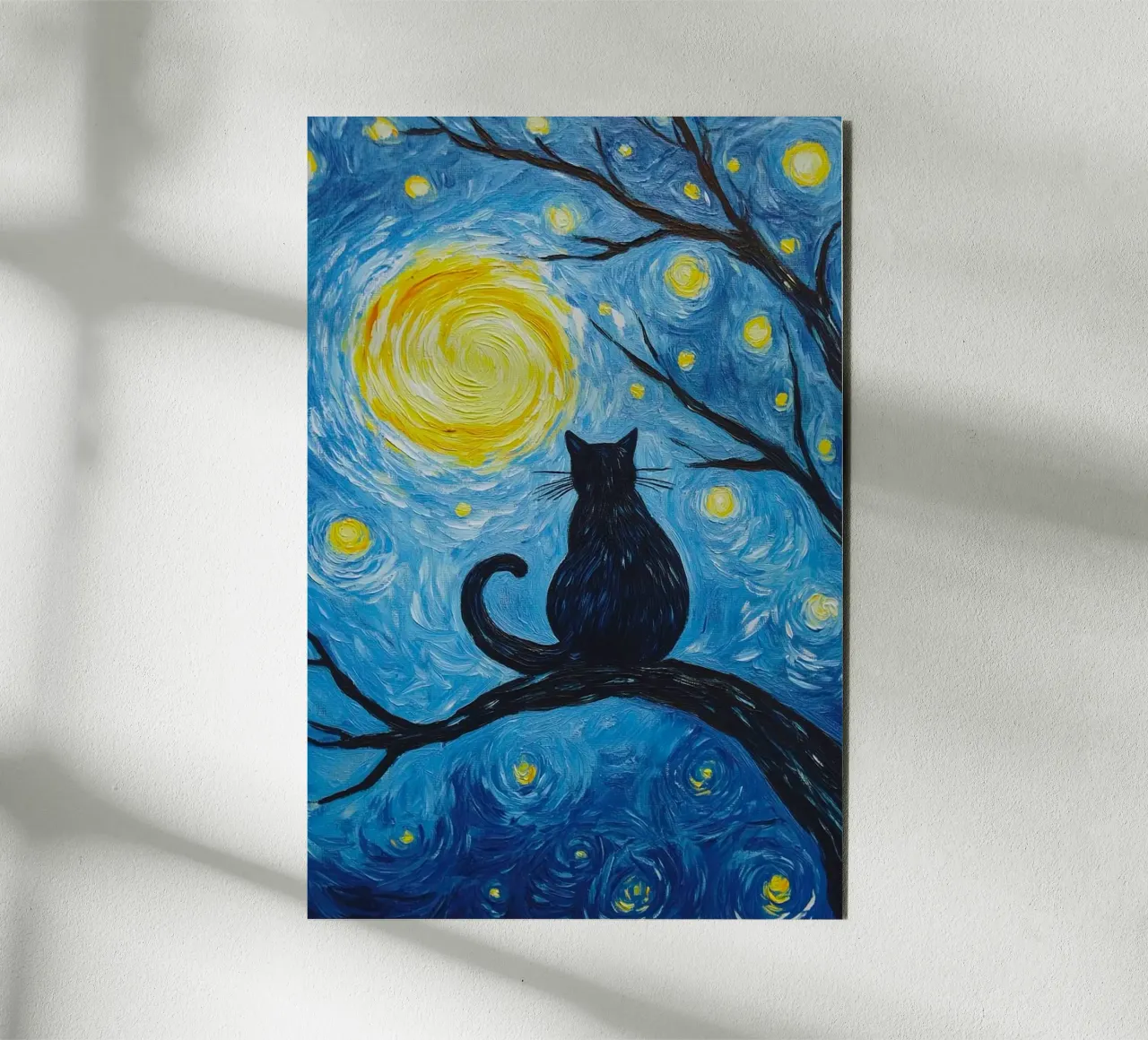 cat on branch alluminio dibond da lifeline