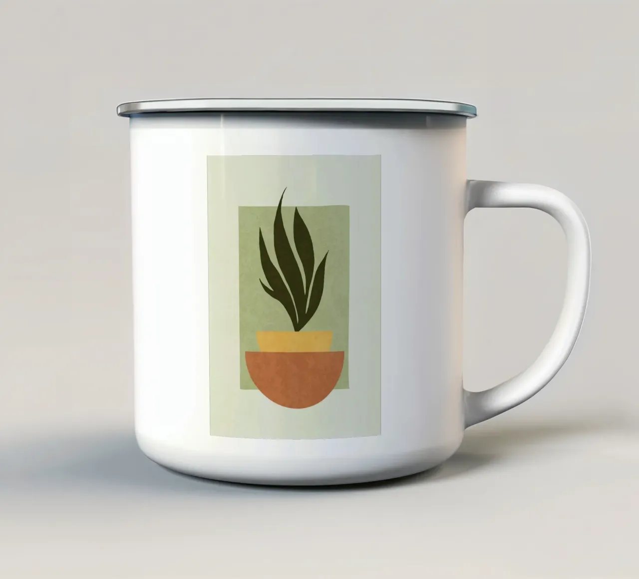 the vase circle tazza in smalto da lifeline